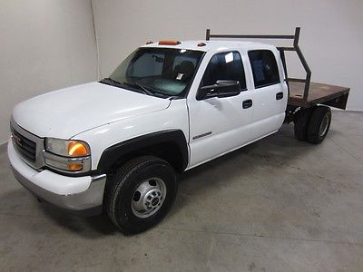 GMC : Sierra 3500 SL Flatbed 2001 gmc 3500 8.1 l v 8 crew cab flatbed auto rwd 2 colorado owners 80 pics