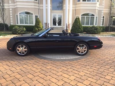 Ford : Thunderbird Base Convertible 2-Door 2002 ford thunderbird base convertible hard top 1 owner very low miles s clean