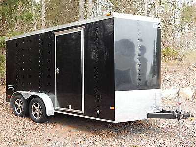 2012 Haulmark Enclosed 7x16 Trailer, Transport DLX Series - Race, ATV/UTV, Cycle