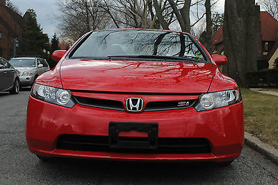 Honda : Civic Si Sedan 4-Door 2007 honda civic si sedan rallye red low miles 25 k