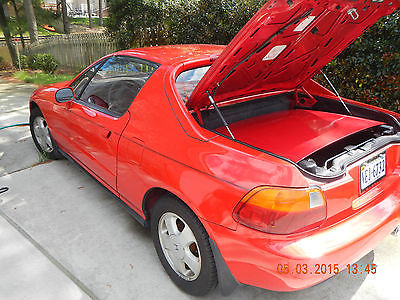 Honda : Del Sol 2dr Coupe vtec 1994 honda del sol vtec red nice condition