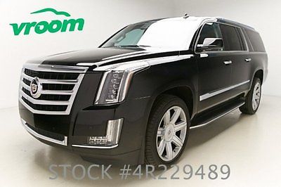 Cadillac : Escalade Luxury Certified 2015 11K MILES 1 OWNER NAV 2015 cadillac escalade esv luxury 11 k mile nav sunrof 1 owner clean carfax vroom