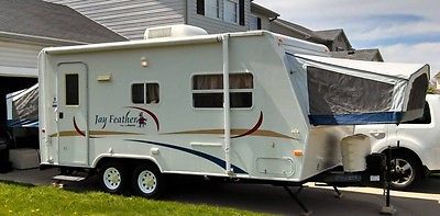 This travel trailer is used but in very good condition.