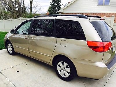 Toyota : Sienna XLE Mini Passenger Van 4-Door 2004 toyota sienna xle fwd 7 passenger minivan gold w tan leather dvd