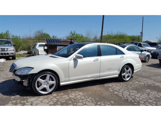 Mercedes-Benz : S-Class 4dr Sdn S550 2010 mercedes s 550 4 matic wrecked damaged salvage repairable pano roof 20 amg