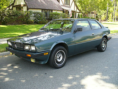 Maserati : Other Green California Rust Free Maserati Biturbo Si  Rare Aqua Metallic  58,000 Miles