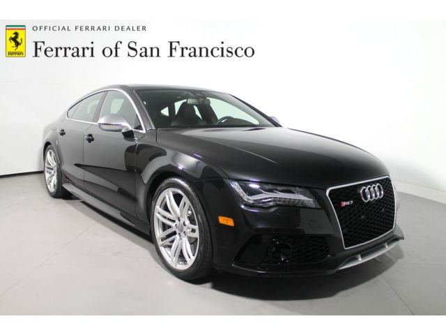 Audi : Other RS7 2014 audi rs 7 phantom black pearl with black leather low miles
