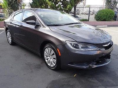 Chrysler : 200 Series . 2015 chrysler 200 project repairable salvage damaged wrecked save rebuilder
