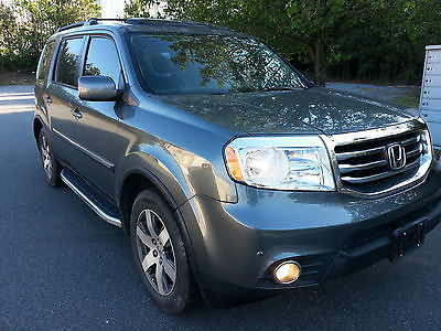 Honda : Pilot PILOT TOURING NAVIGATION WRECKED EASY FIX CLEAN  LOADED GPS rear Entertainment PARKING SENSORS TV damaged salvage repairable WOW