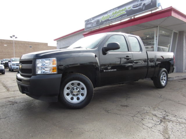 Chevrolet : Silverado 1500 4X4 Ext Cab Black 1500 W/T 4X4 Ext Cab 65k Miles Warranty Ex Fed Pickup Well Maintained
