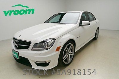 Mercedes-Benz : C-Class C63 Certified 2014 mercedes benz c 63 amg 12 k mile nav sunroof htd seat 1 owner cln carfax vroom
