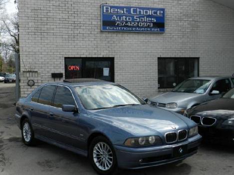 2002 BMW 5 Series 540iA Clean Sport Lexury Car We Financing!!! - Best Choice Auto Sales, Virginia Beach Virginia