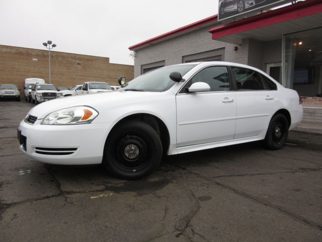 Chevrolet : Impala 4dr Sdn Poli White 9C1 Ex Police 65k Miles Warranty Pw Pl Psts Cruise Well Maintained Nice