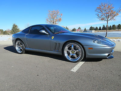 Ferrari : 550 Red 2000 ferrari 550 maranello grigio titanio on bordeaux red