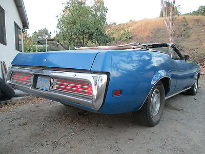 Mercury : Cougar XR7 1972 mercury cougar xr 7 convertible california