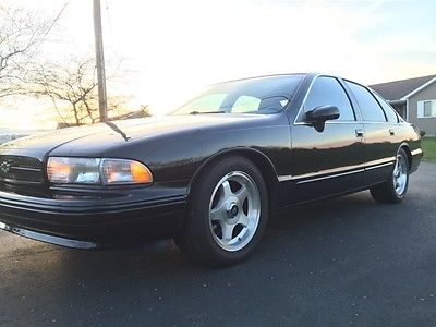 Chevrolet : Impala Super Sport SS 1994 black chevrolet impala ss 120 k original miles very good condition 1995 1996
