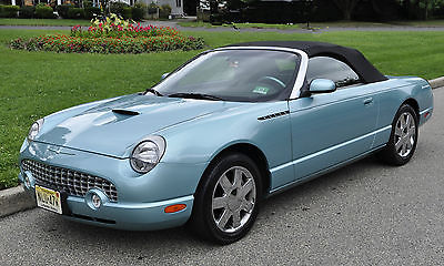 Ford : Thunderbird Convertible 2002 ford thunderbird in pristine condition