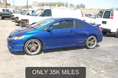 Honda : Civic Si 2007 si used vtec 35 k miles coupe premium clean spoiler sunroof never wrecked