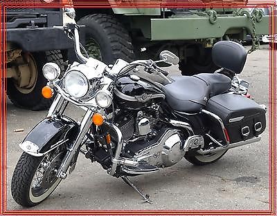 Harley-Davidson : Touring 2003 harley davidson road king 100 th anniversary black motorcycle 6900 mi