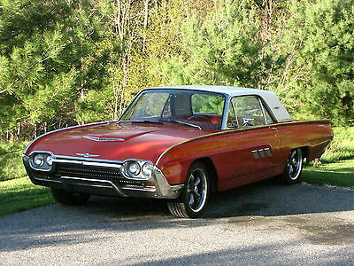 Ford : Thunderbird 2 Door Hardtop 1963 ford thunderbird red white 2 door hardtop w 390 ci 6.4 l v 8 classic