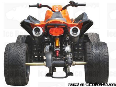 125cc, ATV Air Cooled, automatic 3-speed with Reverse, 12