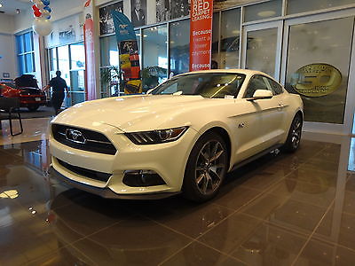 Ford : Mustang GT 50 Years Anniversary Edition 50 th anniversary mustang limited edition wimbledon white manual trans 1690