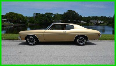 Chevrolet : Chevelle SUPER SPORT 396 v 8 350 hp numbers matching automatic 12 bolt factory air code 58 autumn gold