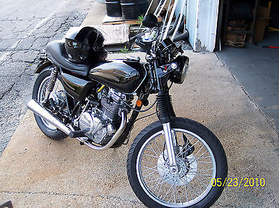 Kawasaki : Other vintage 199cc kawasaki cafe street bike