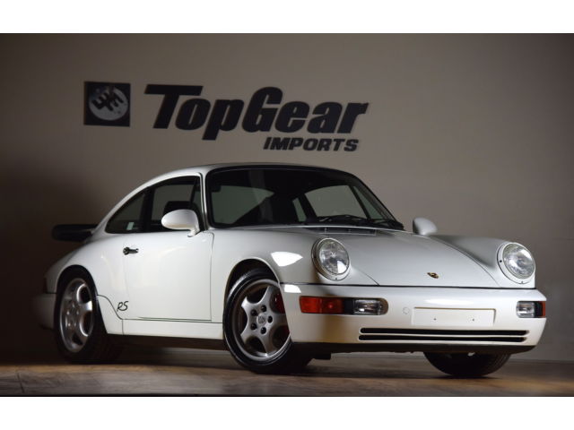 Porsche : 911 RS AMERICA 1993 porsche rs coupe very rare 1 of 617 made for 1993 white with black sports
