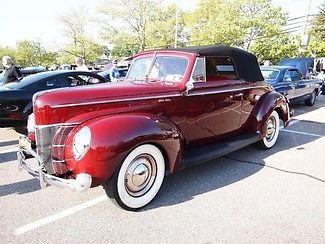 Ford : Other Convertible 1940 ford deluxe convertible all original 3 speed column shift 337 miles
