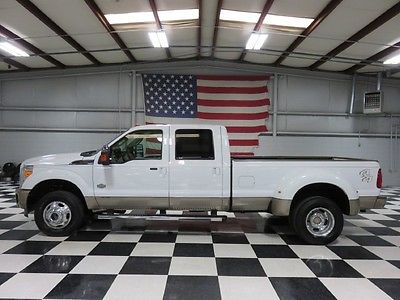 Ford : F-350 King Ranch 4x4 Diesel 1 owner crew cab 6.7 power stroke warranty financing new tires chrome leather