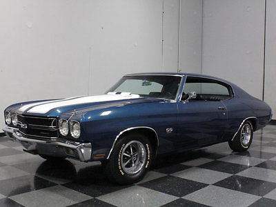 Chevrolet : Chevelle SS 454 FATHOM BLUE SS, LS5 454 V8, TH400, FACTORY AIR, PRESERVED THEN RESTORED IN GA!!
