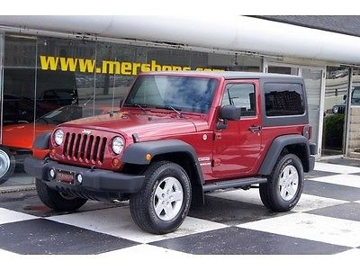 Jeep : Wrangler Sport 2012 jeep wrangler sport automatic 2 door suv super clean and low miles