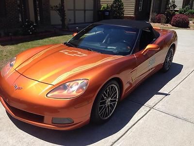 Chevrolet : Corvette 1 of 500 Pace Car Rare Atomic Orange Convertible Extremely Rare 1 of 500 Made Chevy Corvette C6 Collector Show Pace Car 400 HP