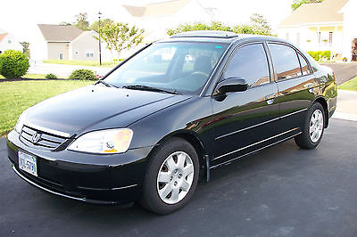 Honda : Civic EX Sedan 4-Door 2002 honda civic ex sedan original owner maintenance records new tires