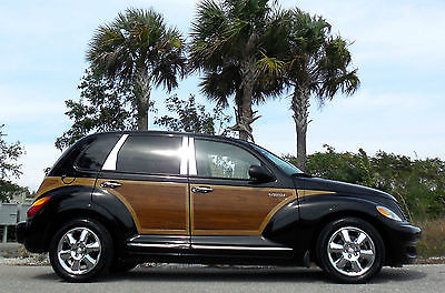 Chrysler : PT Cruiser Limited Edition Woody  PRISTINE BLACK~NAVIGATION~CHROME~FLORIDA WOODIE~HEATED LEATHER~SUNROOF~05 06 07~