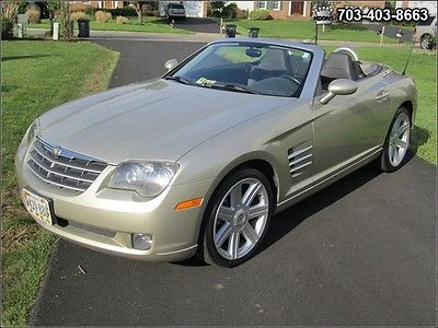 Chrysler : Crossfire Roadster Limited Convertible~Very Low Miles~Excellent Condition~Automatic~Call 703-403-8663