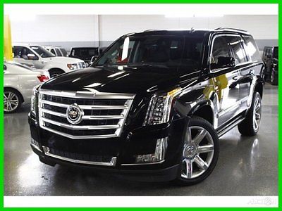 Cadillac : Escalade Premium 2015 cadillac escalade premium 4 wd only 6 k miles power running boards look
