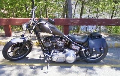 Custom Built Motorcycles : Chopper Harley-Davidson Shovelhead 4-Speed Hardtail Custom 1977