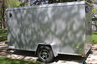 2014 12 FT NEO Aluminum Enclosed Trailer, SILVER, LIFE TIME LICENSE PLATE FOR MN
