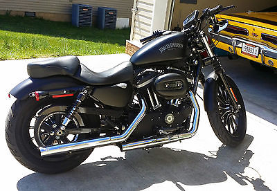 Harley-Davidson : Sportster 2012 harley davidson hd iron 883 xl 883 n sportster black 2200 miles