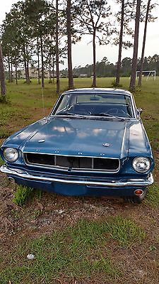 Ford : Mustang Chrome 1965 ford mustang coupe 8 cyl automatic half resto
