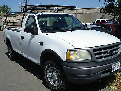 Ford : F-150 2 Door Pick Up 2001 ford f 150 4 x 4 pick up work horse truck l k low miles