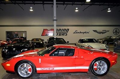 Ford : Ford GT Base Coupe 2-Door 2006 ford gt red 2 k miles 3 option like new