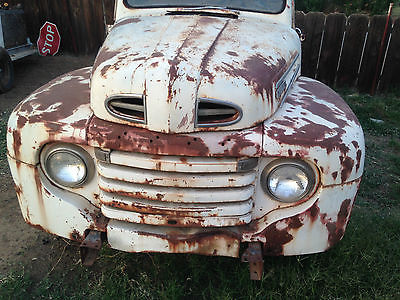 Ford : F-100 1/2 ton 1949 ford f 1 pickup truck needs a restoration pure stock can ship