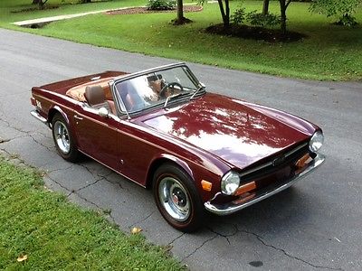 Triumph : TR-6 Convertible 1972 triumph tr 6 easy project all fair offers considered