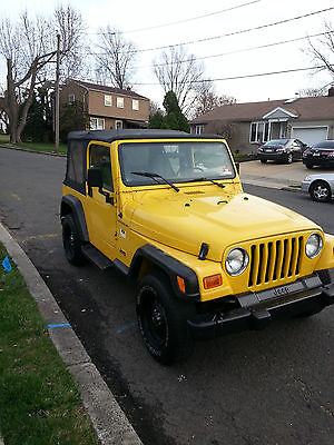 Jeep : Wrangler SE Sport Utility 2-Door 2001 jeep wrangler se with air conditioning 4 wheel drive 4 cylinder