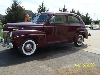 Ford : Other 2 Door Sedan 1941 ford super deluxe 2 door sedan flathead v 8 new tires paint and others
