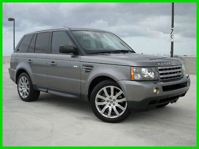 Land Rover : Range Rover Sport SUPERCHARGED 4X4 22 PREMIUM WHEELS 2009 land rover range rover sport sc supercharged 4.2 l v 8 awd loaded