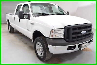 Ford : F-250 XL 4x4 V8 Crew cab Diesel Truck Long Bed 1 Owner! FINANCING AVAILABLE!! 171k Miles Used 2007 Ford F250 4WD Vinyl seats Bedliner